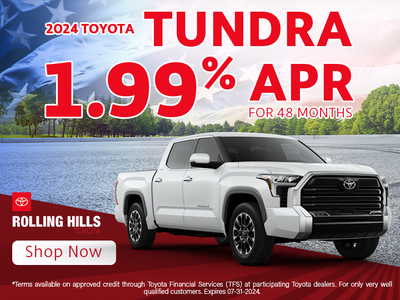 New 2024 Toyota Tundra - 1.99% APR for 48 Months!